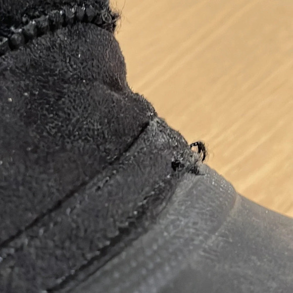 Black Faux Fur Winter Bloots size size 9 - Picture 6 of 16